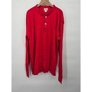 Vintage 90's LL Bean River Driver's Shirt Size XL Long Sleeve Red
